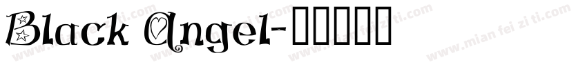 Black Angel字体转换